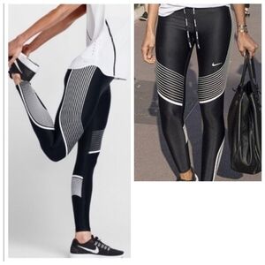 Nike Power Speed Dri-Fit Running Compression Tights Size XS